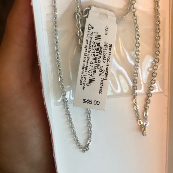 Silver lucky brand statement necklace - Picture 4 of 4